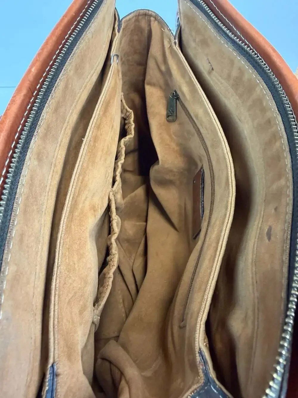 Patricia Nash Paris Leather Satchel in Tan Tooled Floral